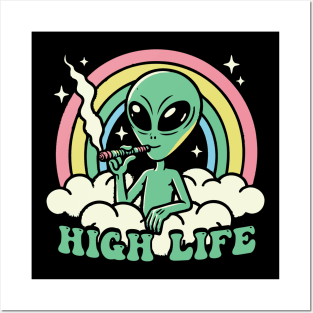 Alien's High Life Posters and Art